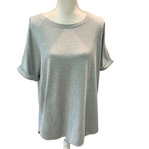 New Directions Studio XL Grey Oversized T-Shirt Top